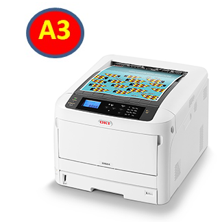מדפסת A3 צבעונית OKI C824N