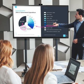 התקנת מסכי תצוגה ומסכי מגע אינטראקטיביים  למסכים עד '76