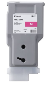 M: ‏PFI-321 ‏(300 מ"ל) דיו אדום לפלוטר TM350 CANON