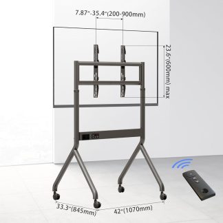 עגלת מסך חשמלית ( P220)  75-90 אינץ'